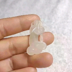 古玩舊藏和田玉如意吊墜_雷雷的店
