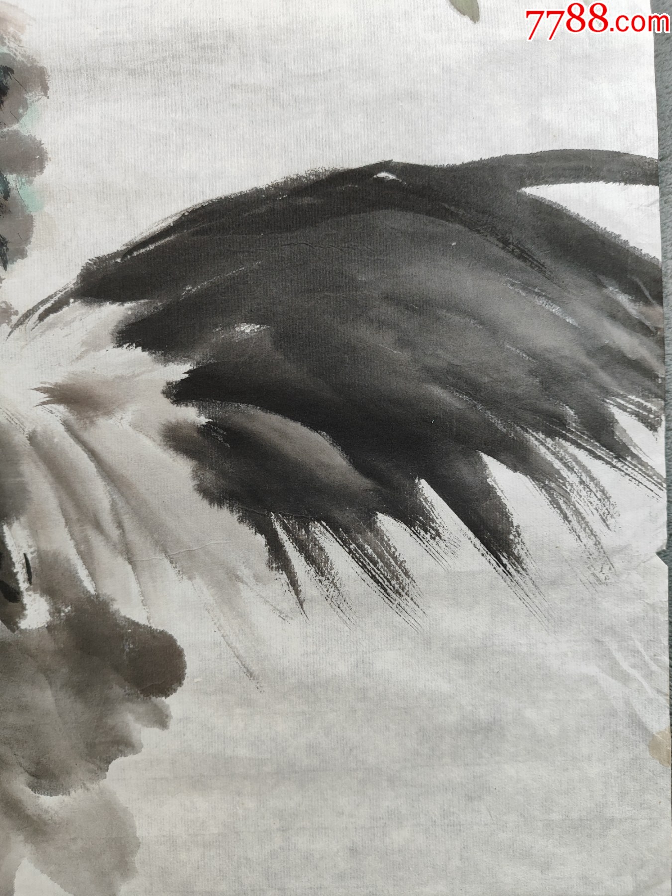 B44859號國畫寫意花鳥牽牛公雞圖99×49cm作者：王雪濤，雪濤寫_價格38900元【呈祥書畫苑】_第7張_7788收藏__收藏?zé)峋€