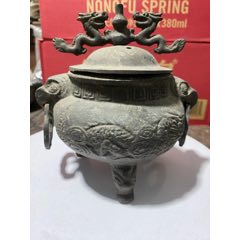清代双耳铜香炉_铜炉_雷雷的店【7788旧书网】