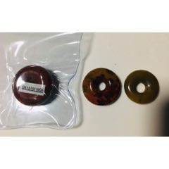 戰(zhàn)國紅瑪瑙平安扣！_遼南博雅齋