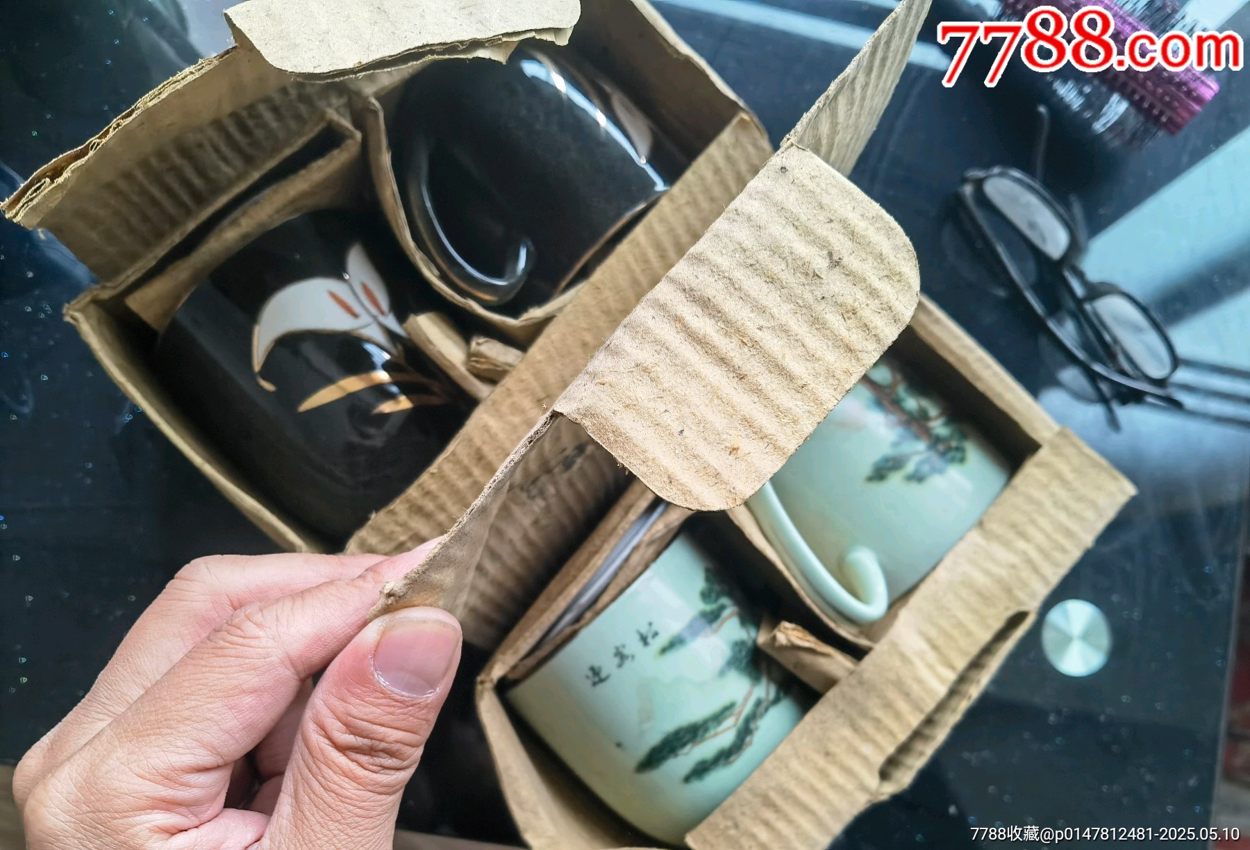 80年代宣化二瓷瓷杯水杯