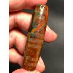 紅朱砂 息增懷誅天珠 九頁岩 象雄天珠ネックレス 紅朱砂 息增懷誅天珠 九頁岩 象雄天珠ネックレス