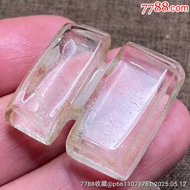 藏區(qū)回流老料白水晶扁方形吊墜_價格680元【雷雷的店】_第4張_7788收藏__收藏?zé)峋€