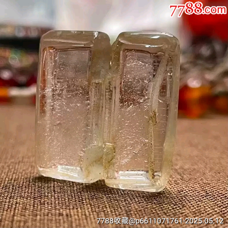 藏區(qū)回流老料白水晶扁方形吊墜_價格680元【雷雷的店】_第5張_7788收藏__收藏?zé)峋€