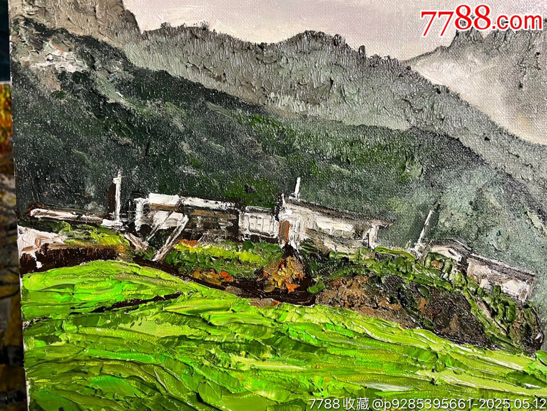 20230112-06原創(chuàng)手繪油畫【甘南秘境·扎尕那】_價格800元【遼南博雅齋】_第4張_7788收藏__收藏?zé)峋€