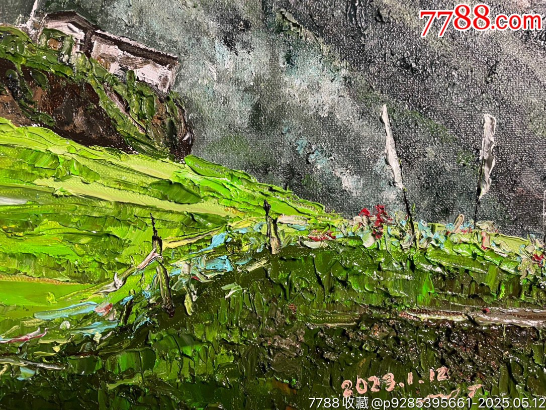 20230112-06原創(chuàng)手繪油畫【甘南秘境·扎尕那】_價格800元【遼南博雅齋】_第7張_7788收藏__收藏?zé)峋€