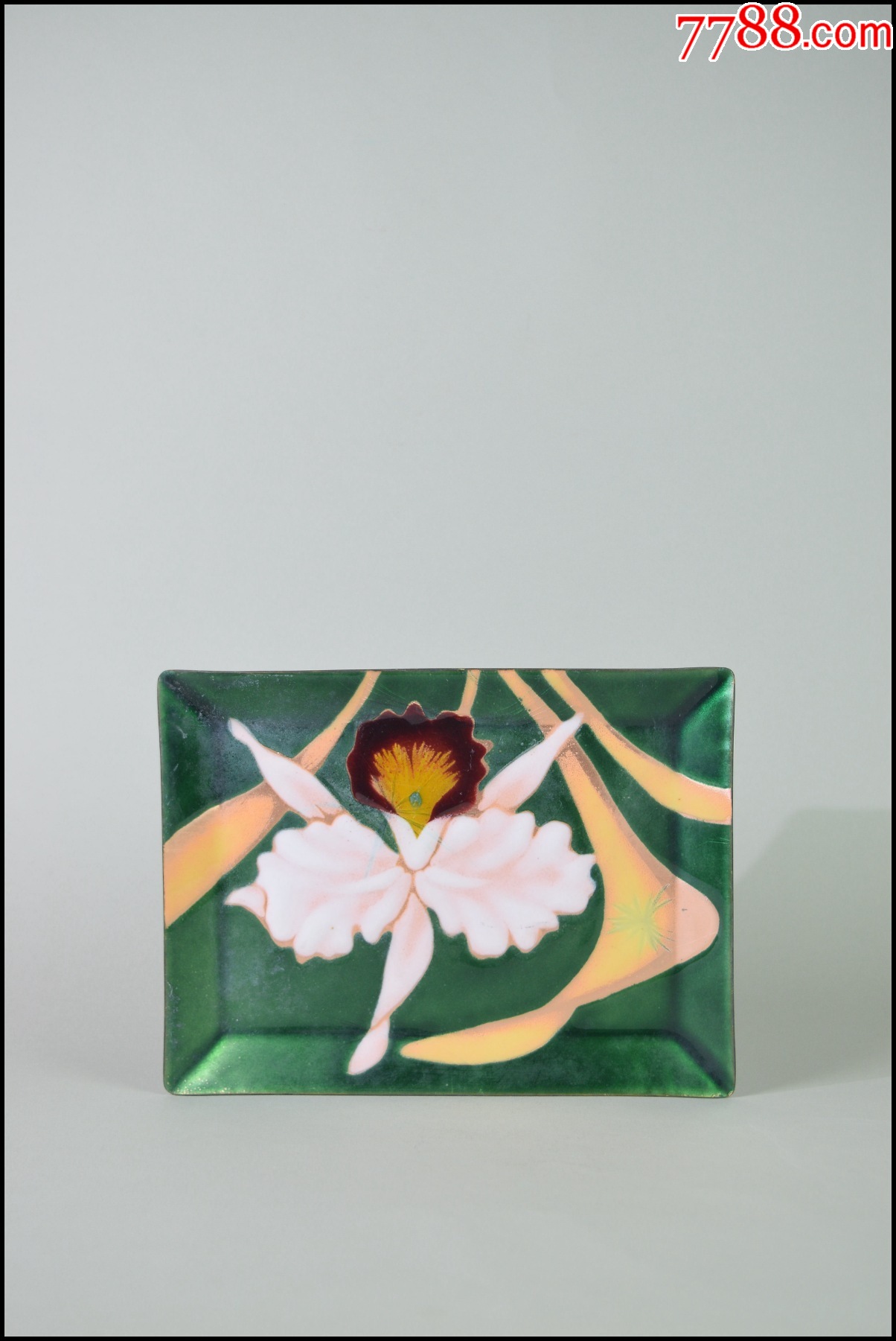 日本传统工艺｜七宝烧｜铜胎烧珐琅｜托盘茶盘｜个人闲置｜瑕疵品_其他