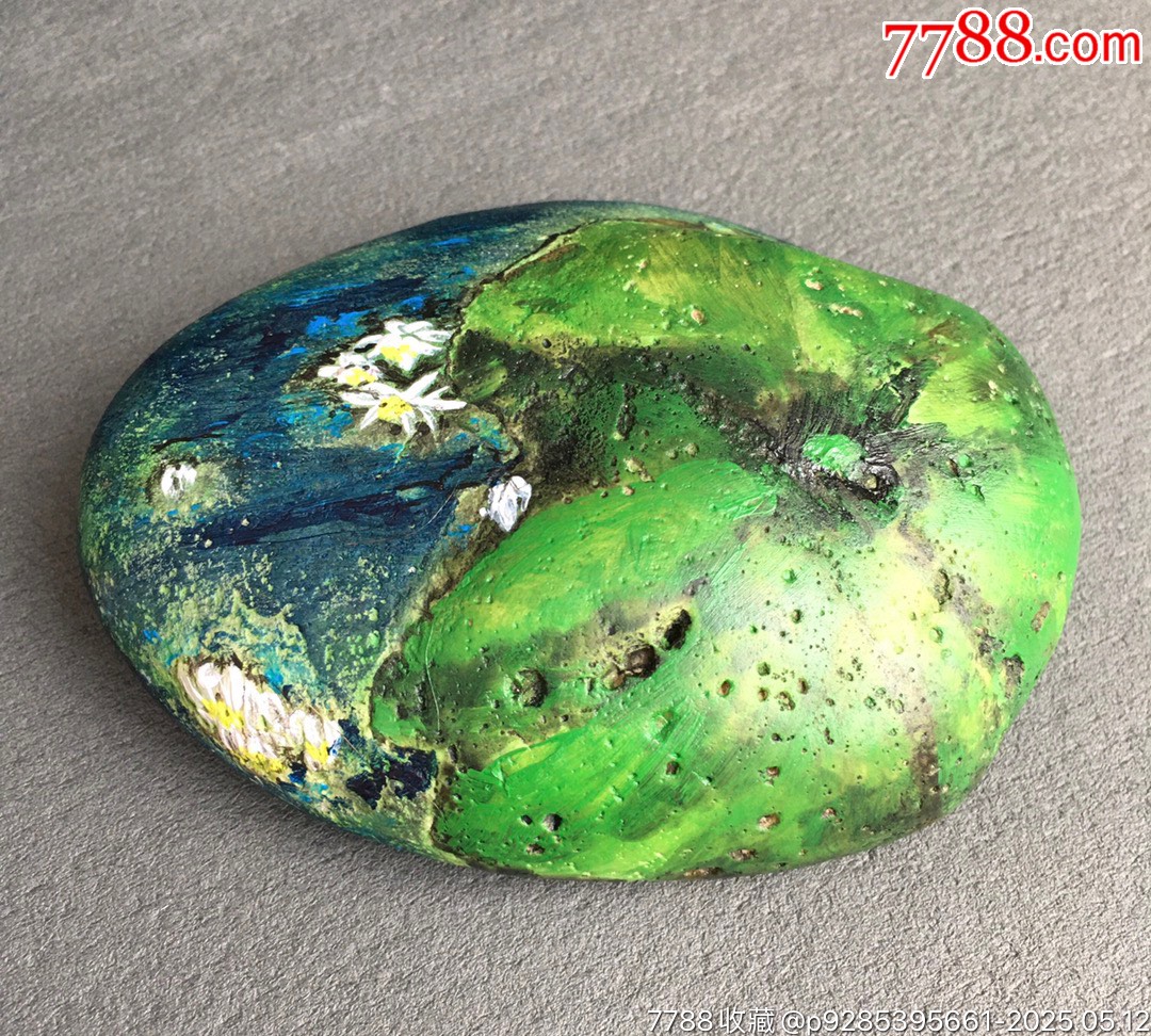 201014J053石頭畫【荷】_價格260元【遼南博雅齋】_第8張_7788收藏__收藏?zé)峋€