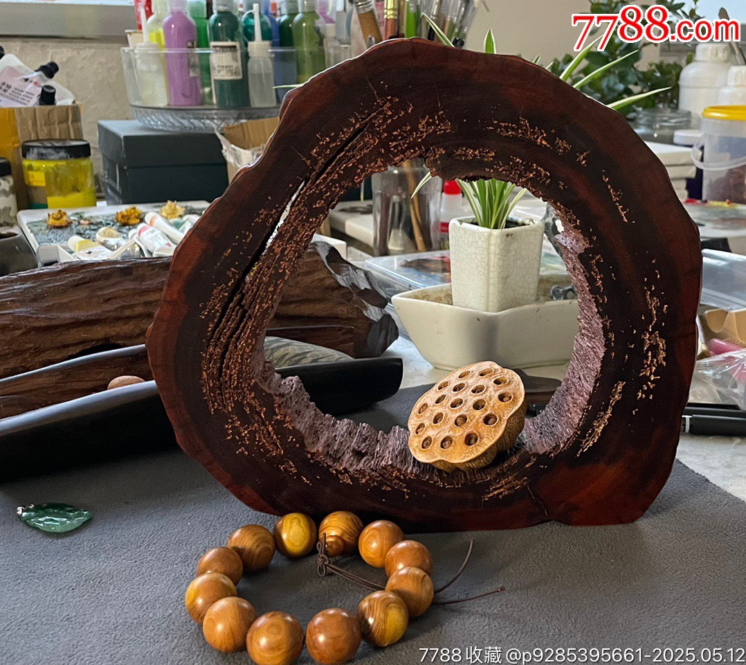 20231109J08小葉紫檀環(huán)形擺件底座_價格400元【遼南博雅齋】_第2張_7788收藏__收藏熱線