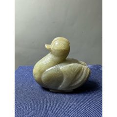 明時代　和田青玉　和田玉彫り　「天円地方」型玉佩一対　純和田玉 稀品(B-29) 清代和田玉雕瑞兽龙纹玉佩规格：长5.2cm宽3.7cm厚0.9cm重33g