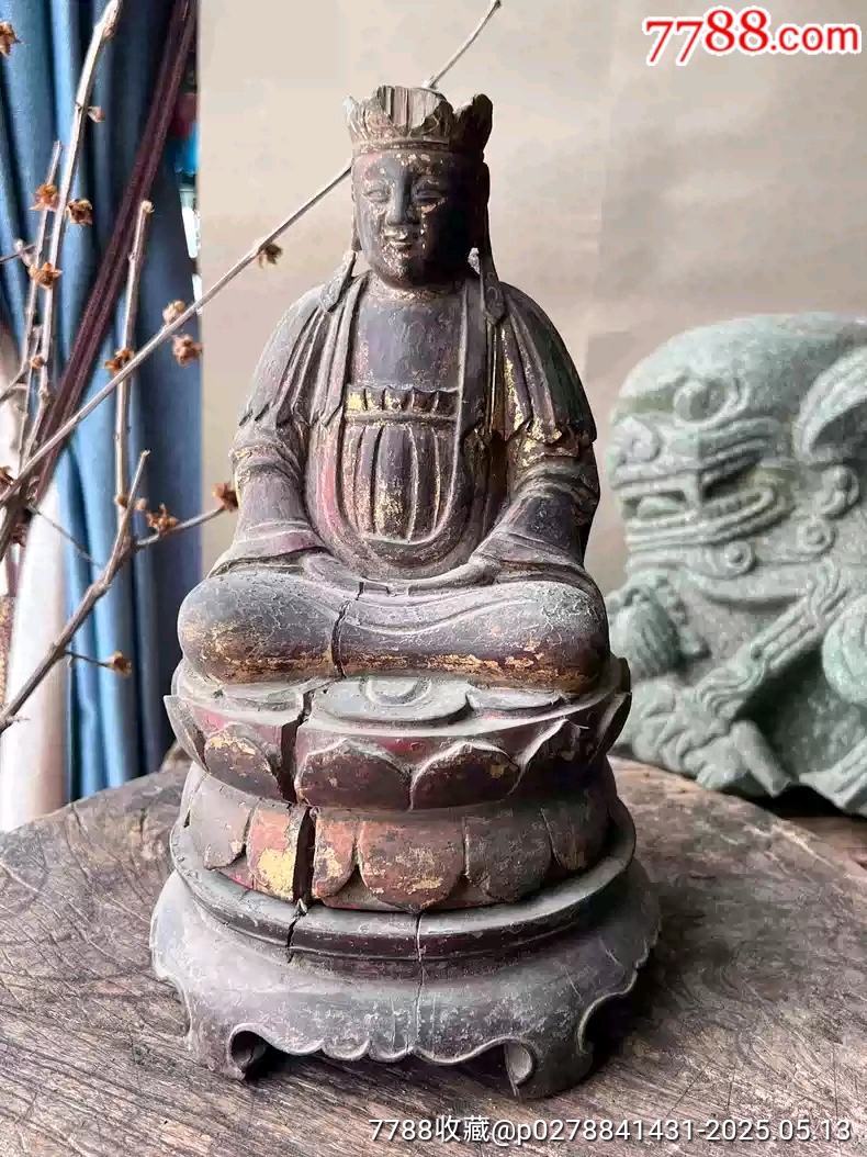 清代早期老木雕老佛像_價(jià)格12800元【雷雷的店】_第3張_7788收藏__收藏?zé)峋€
