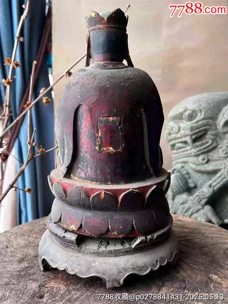 清代早期老木雕老佛像_價(jià)格12800元【雷雷的店】_第7張_7788收藏__收藏?zé)峋€