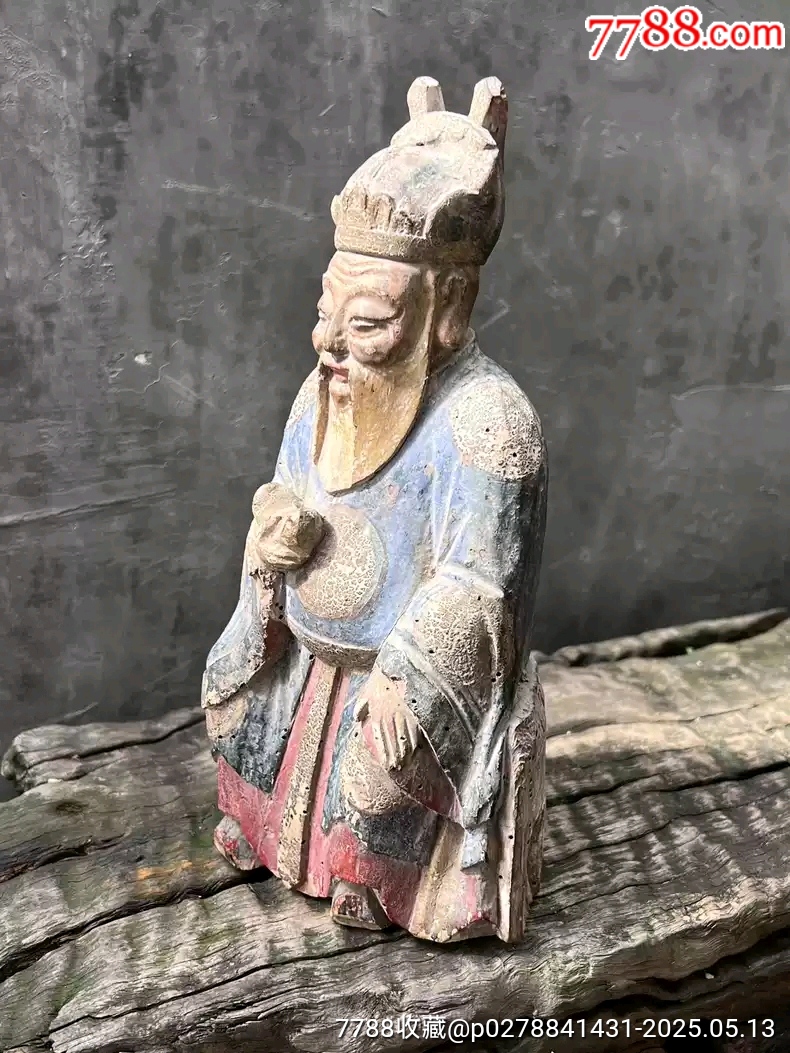 古玩舊藏礦彩福德正神財神土地爺造像_價格2000元【雷雷的店】_第5張_7788收藏__收藏熱線