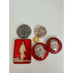 六枚像章打包出(se106653460)_榛子老貨