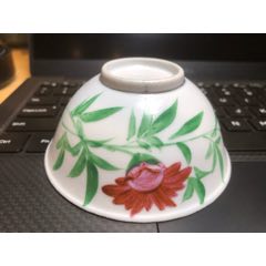 清未花卉茶圓