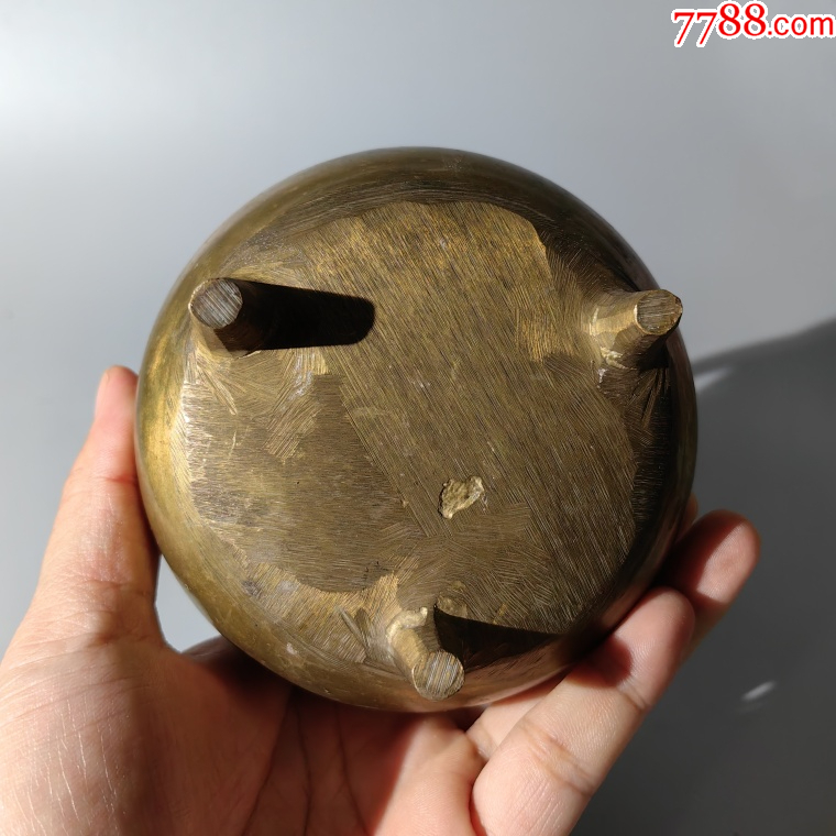 建國(guó)橋耳三足銅爐包老銅器香爐筆架錢幣鎮(zhèn)尺墨盒銅壺銅座佛像_價(jià)格480元【清茗敘瓷丶】_第7張_7788收藏__收藏?zé)峋€