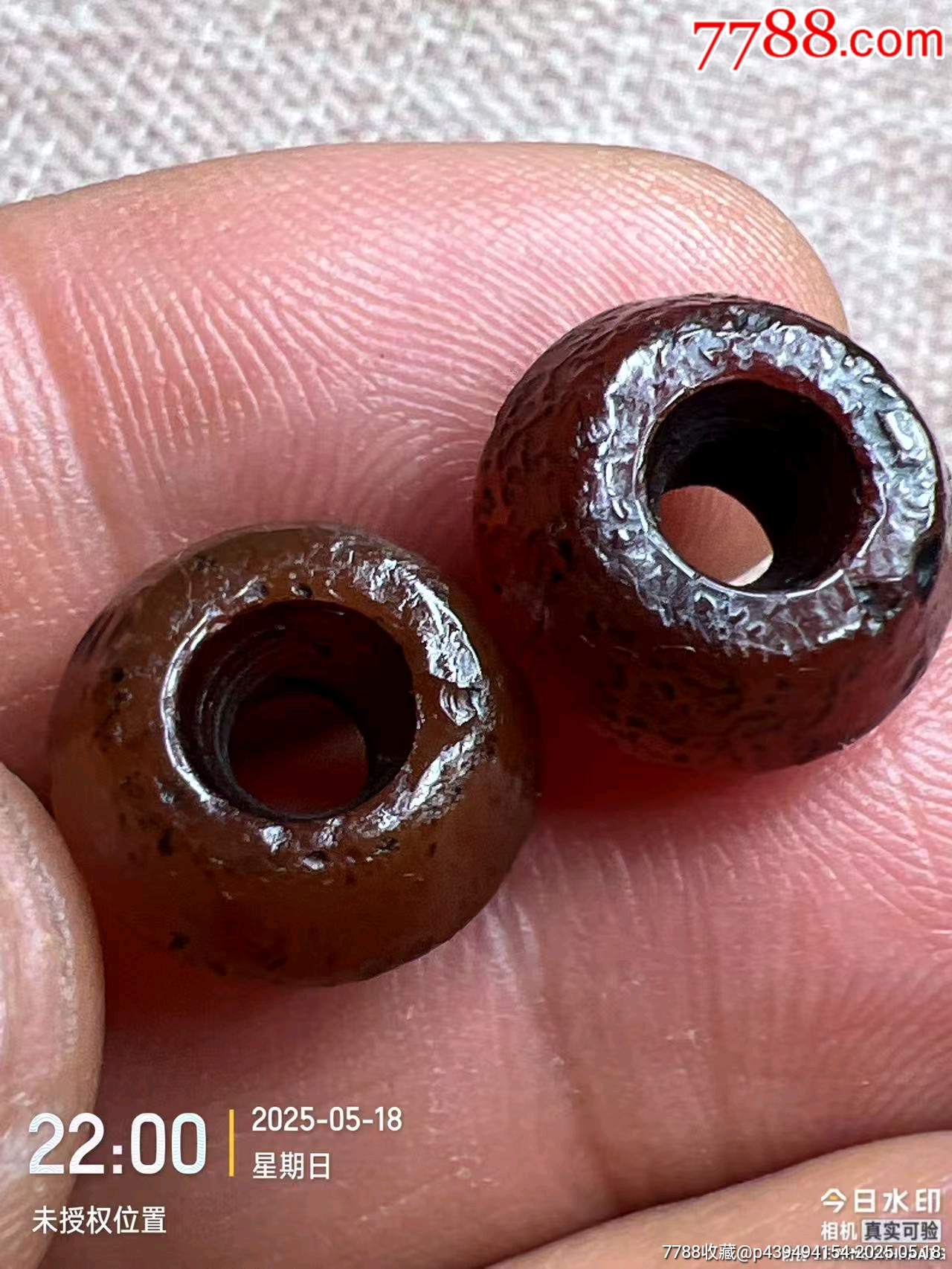 大开门老天然玛瑙碟形珠-价格:168元-se106742443-玛瑙-零售-7788收藏__收藏热线