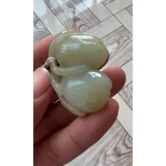 清代老领管，官家之物，老和田玉提油工艺，喜欢的朋友联系-和田