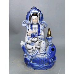 清代老瓷器老鼻烟壶古董老货真品大清雍正年制青花釉里红十二生肖