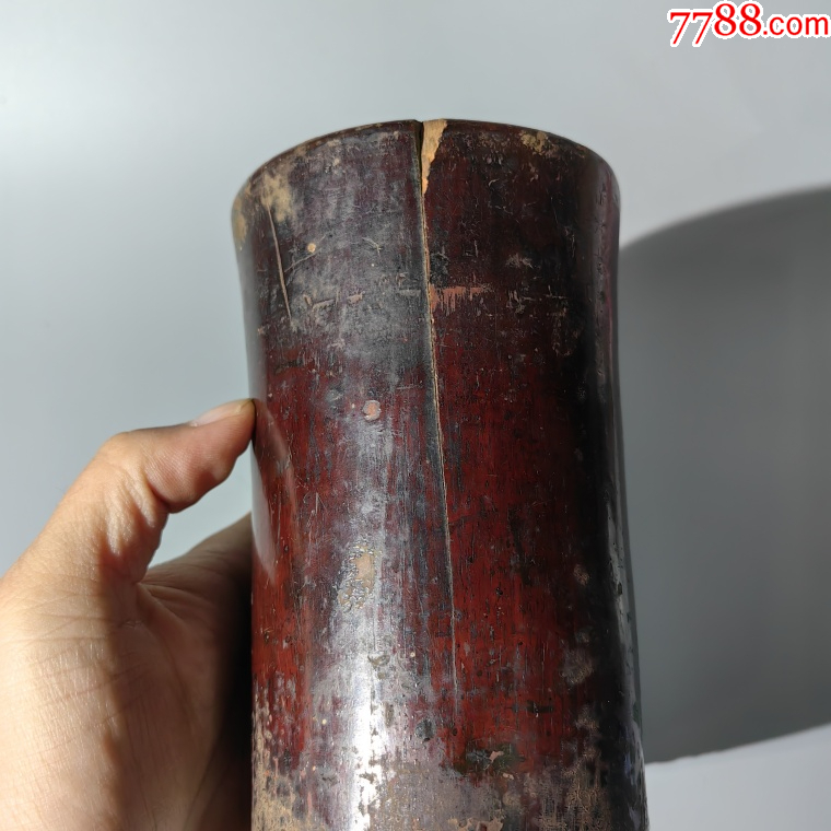 清末大漆楠木束腰筆筒包老木器箱子盒子盤子柜子木碗木雜件木_價格350元_第5張_7788收藏__收藏?zé)峋€