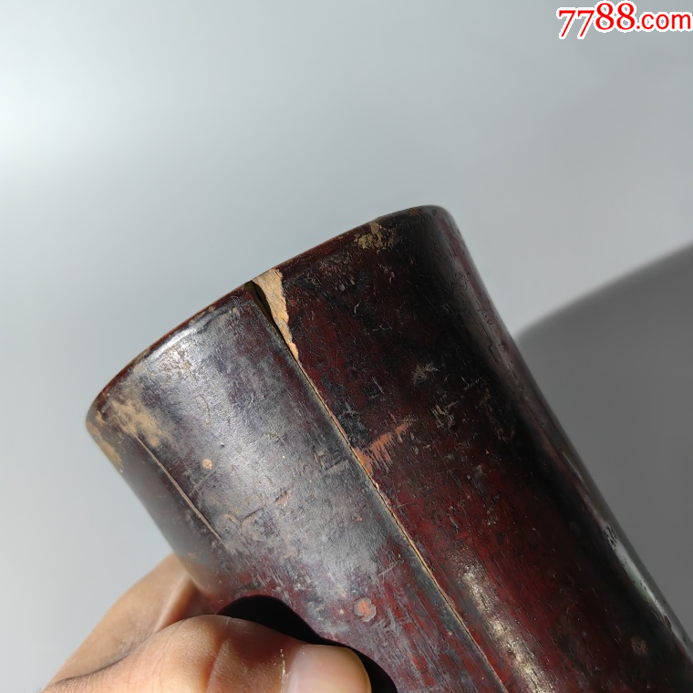 清末大漆楠木束腰筆筒包老木器箱子盒子盤子柜子木碗木雜件木_價格350元_第7張_7788收藏__收藏?zé)峋€