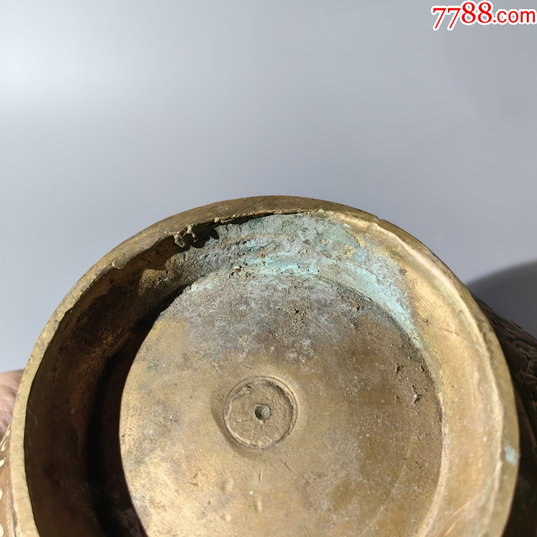 建國(guó)后獸耳銅爐包老銅器香爐筆架錢幣鎮(zhèn)尺墨盒銅壺銅座佛像銅_價(jià)格450元_第9張_7788收藏__收藏?zé)峋€
