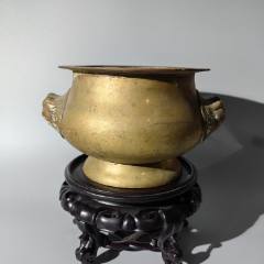 建國(guó)后獸耳銅爐包老銅器香爐筆架錢幣鎮(zhèn)尺墨盒銅壺銅座佛像銅_清茗敘瓷丶