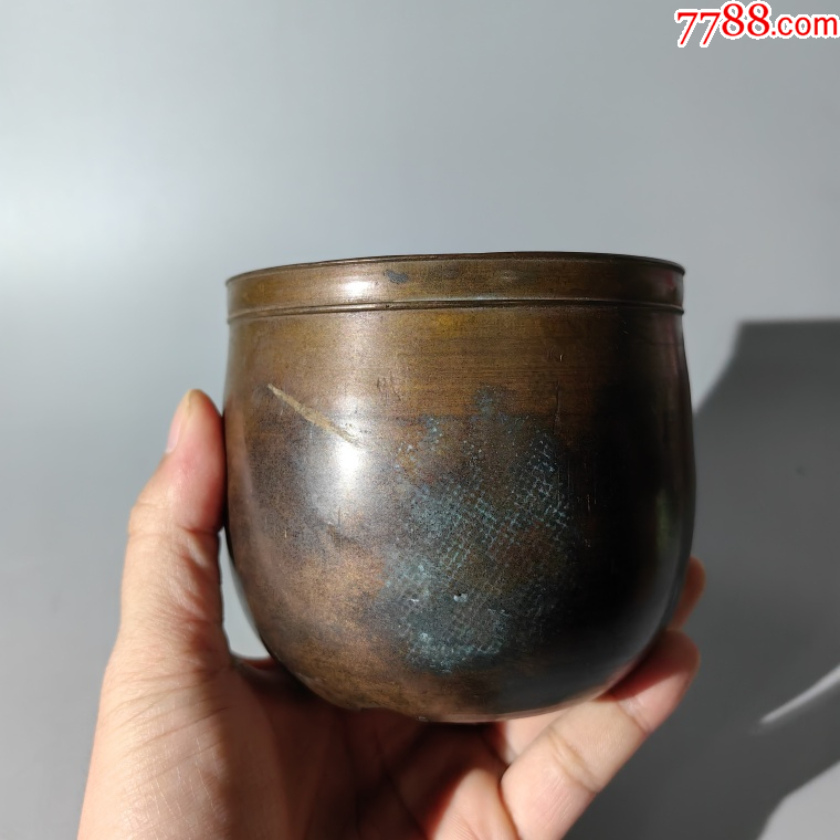 民國(guó)素面銅爐包老銅器香爐筆架錢(qián)幣鎮(zhèn)尺墨盒銅壺銅座佛像_價(jià)格300元_第4張_7788收藏__收藏?zé)峋€
