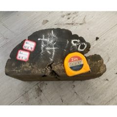 20231107J081酸枝風(fēng)化草紋半圓墩子_遼南博雅齋