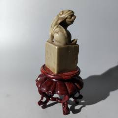 民國(guó)青田石獸鈕閑章茶器茶具杯子壺承蓋置湯吞茶盤茶托茶盞蓋(se106889293)_清茗敘瓷丶