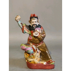 古玩舊藏清代武財(cái)神趙公明_雷雷的店