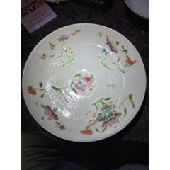 清代花鳥茶壺 清代粉彩花鸟茶壶一把（实价）-彩绘瓷/彩瓷-7788红宝书