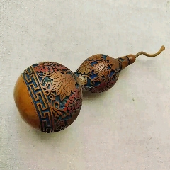 古玩舊藏中醫(yī)文化純手工雕刻葫蘆擺件(se106913096)_雷雷的店