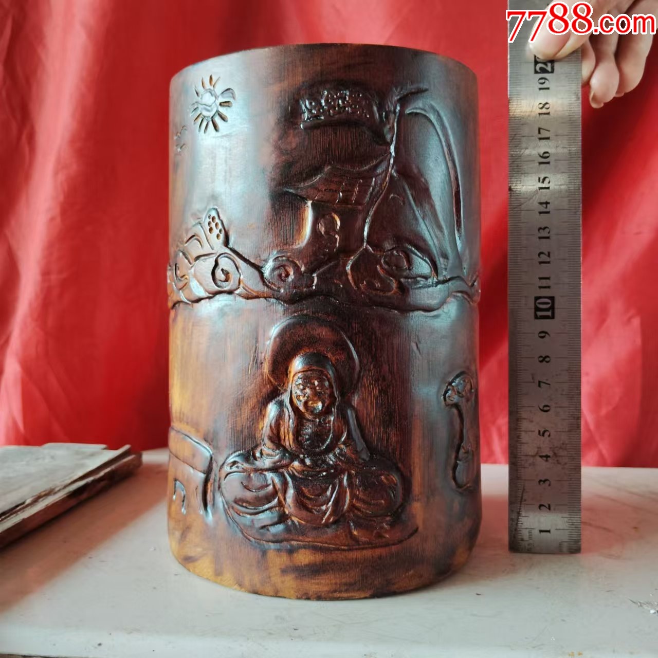 竹彫 老人 MA15