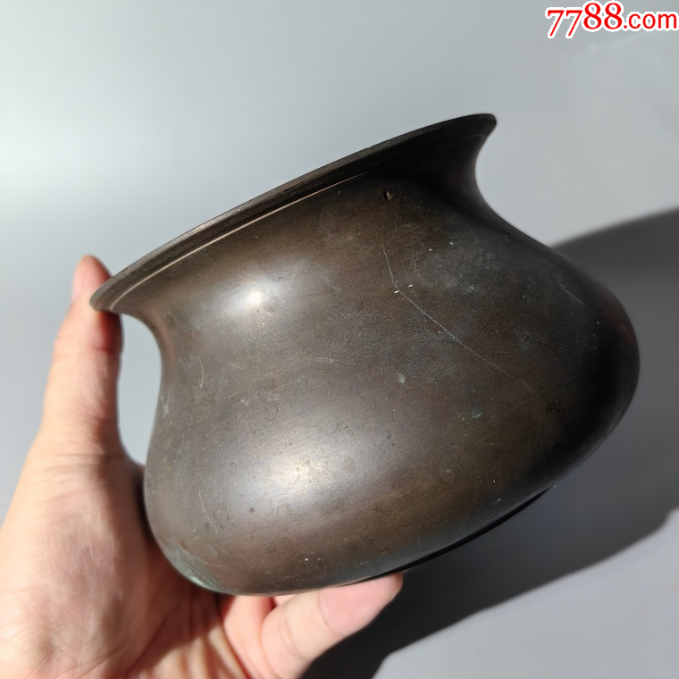 建國初素面銅渣斗包老銅器香爐筆架錢幣鎮(zhèn)尺墨盒銅壺銅座佛像_價(jià)格280元_第6張_7788收藏__收藏?zé)峋€