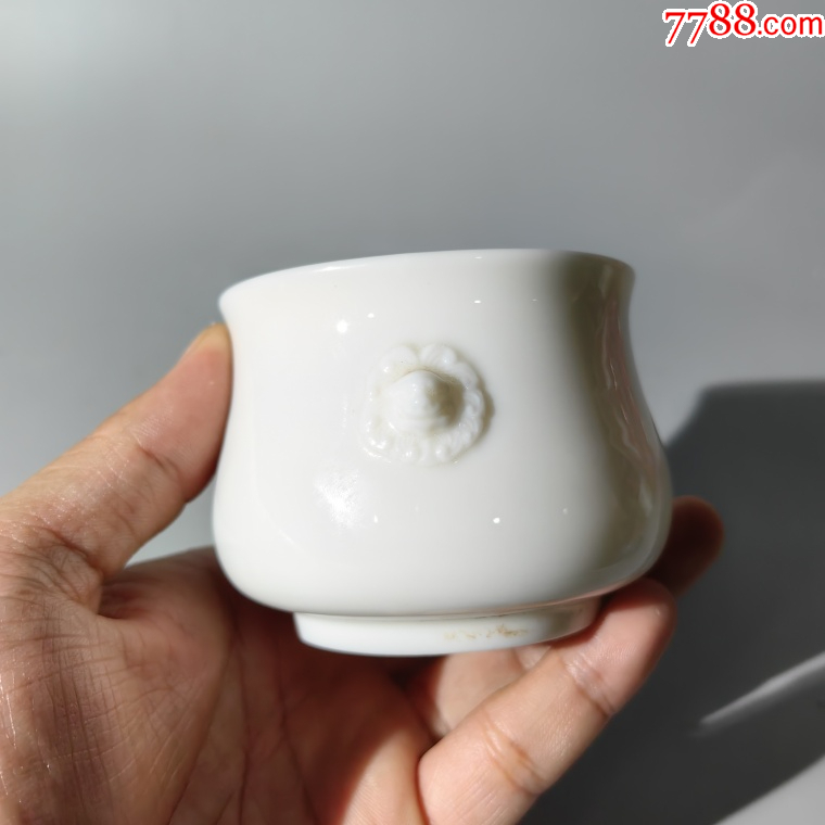 民國德化窯白釉獸耳爐茶器茶具杯子壺承蓋置湯吞茶盤茶托茶盞_價(jià)格680元_第3張_7788收藏__收藏?zé)峋€