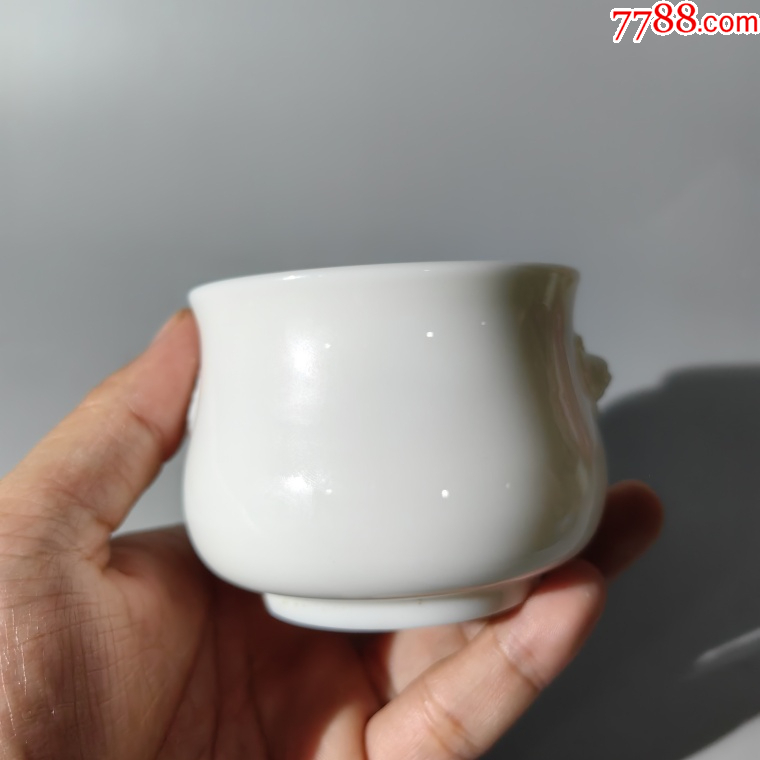 民國德化窯白釉獸耳爐茶器茶具杯子壺承蓋置湯吞茶盤茶托茶盞_價(jià)格680元_第4張_7788收藏__收藏?zé)峋€