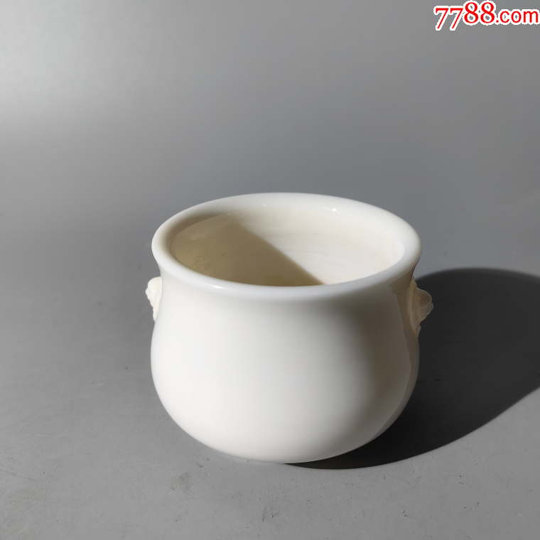 民國德化窯白釉獸耳爐茶器茶具杯子壺承蓋置湯吞茶盤茶托茶盞_價(jià)格680元_第9張_7788收藏__收藏?zé)峋€