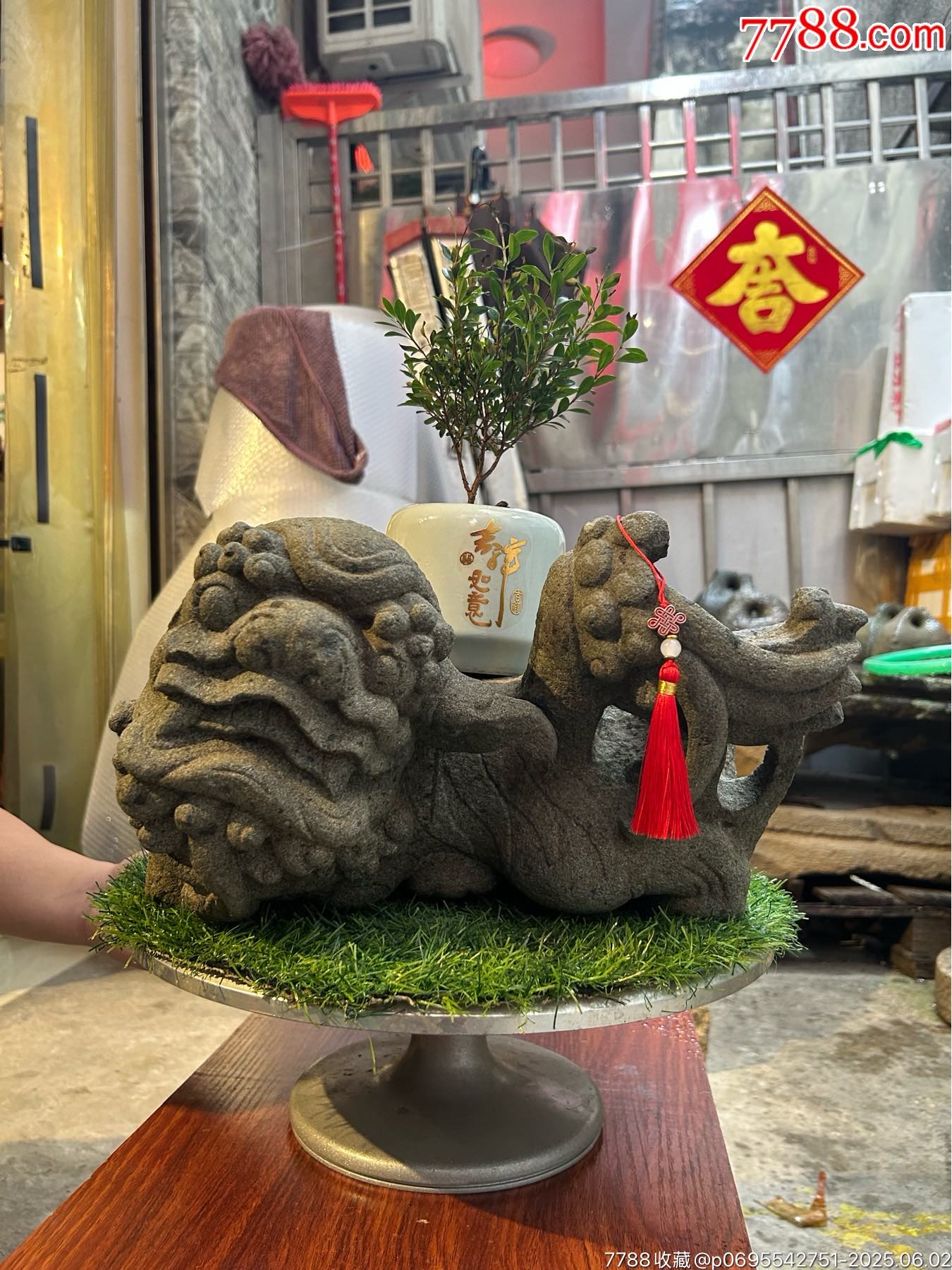 清代青石古石雕潮州石狮子_石狮/石雕塑_聚古堂古石雕杂项【7788旧书网】