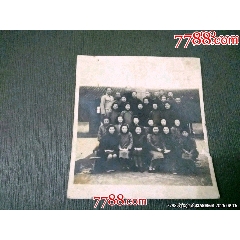 民國老照片——青浦縣練塘鎮(zhèn)中心國民學(xué)校合影照（稀見）