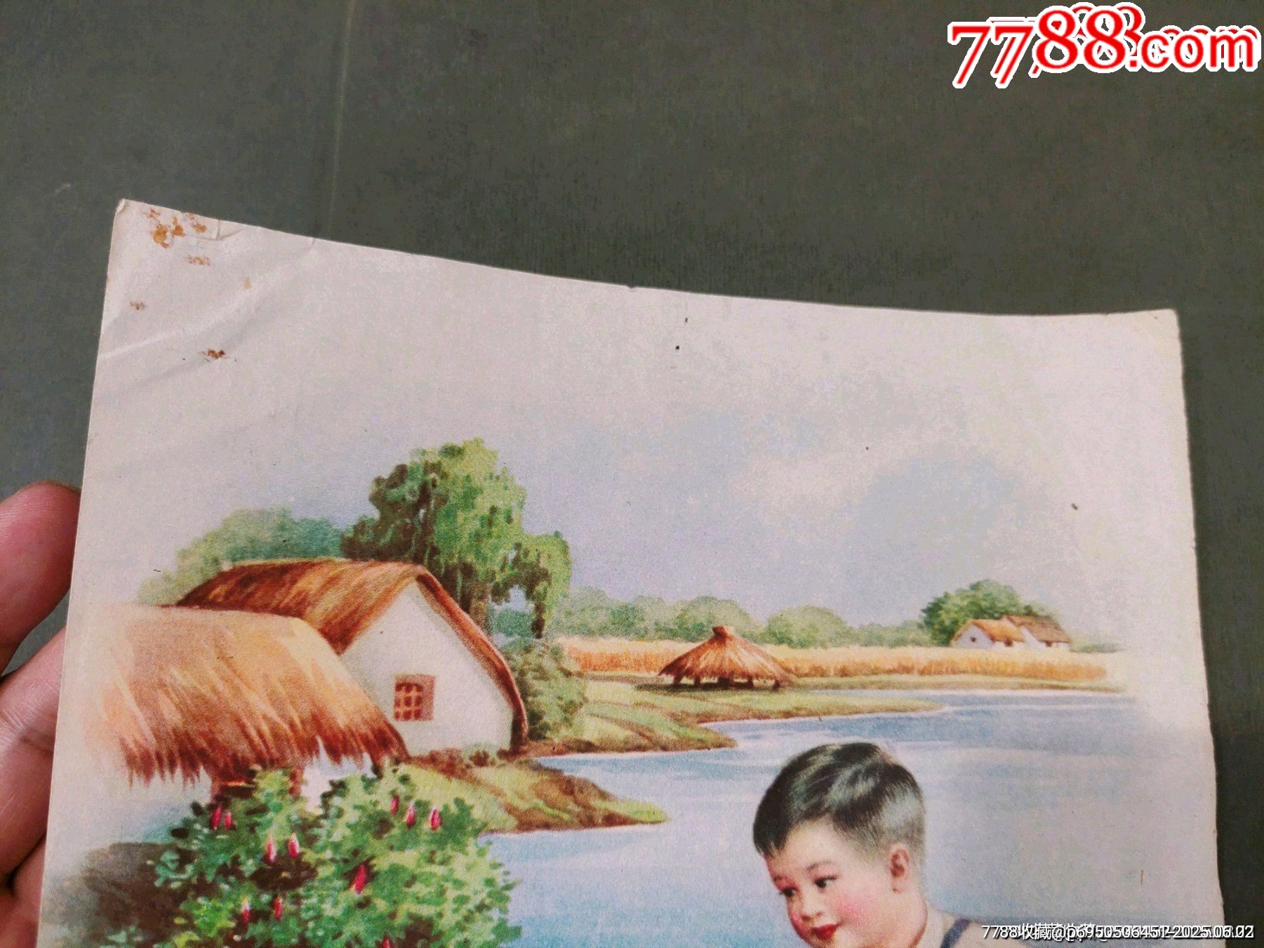民國(guó)李慕白畫(huà)——飼雞（上海廬山畫(huà)片公司）稀見(jiàn)！_價(jià)格500元_第3張_7788收藏__收藏?zé)峋€