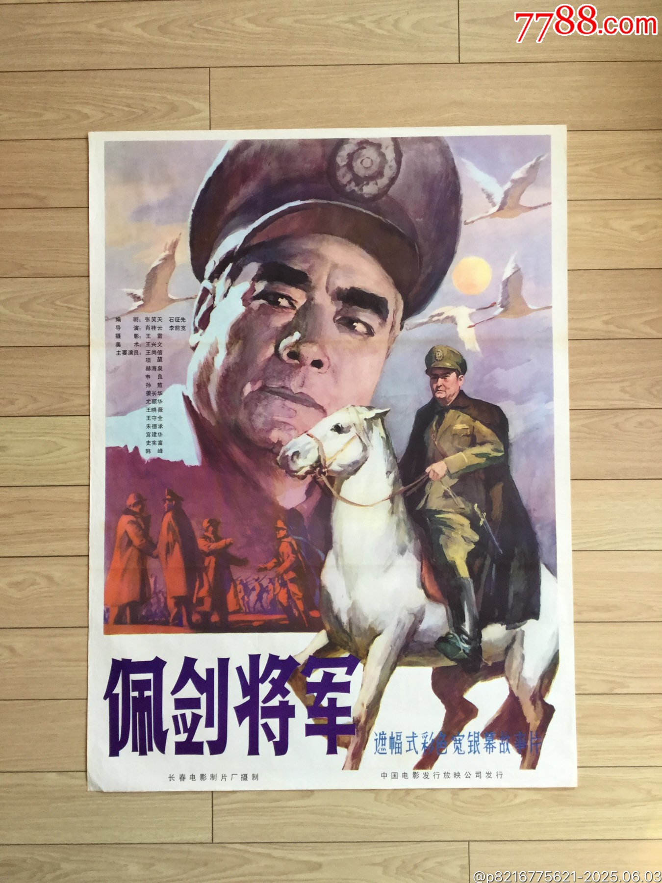 佩剑将军(原型:何基沣,张克侠两将军)-价格:150元-se106991533-电影海报-零售-7788收藏__收藏热线