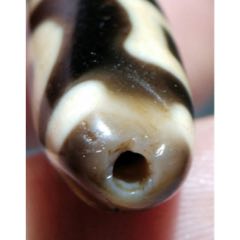 清代藏传至纯虎牙天珠手串规格：珠长1.5㎝珠宽1.2㎝重39g-天珠-7788旧书网