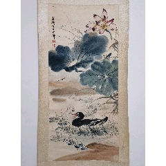 王雪涛花鸟画-花鸟国画原作-7788红宝书