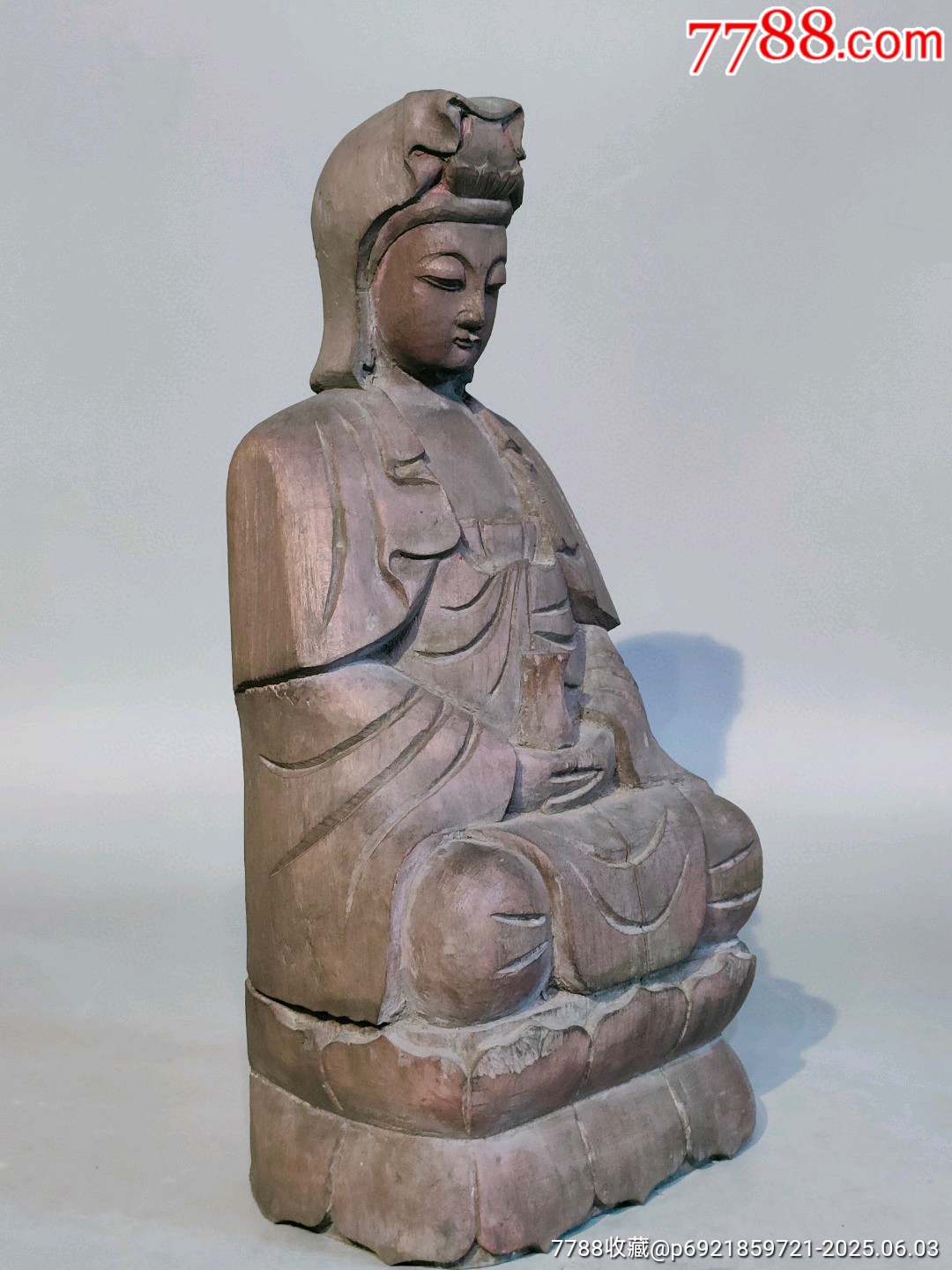 清代木雕觀音佛像_價格2400元_第2張_7788收藏__收藏熱線