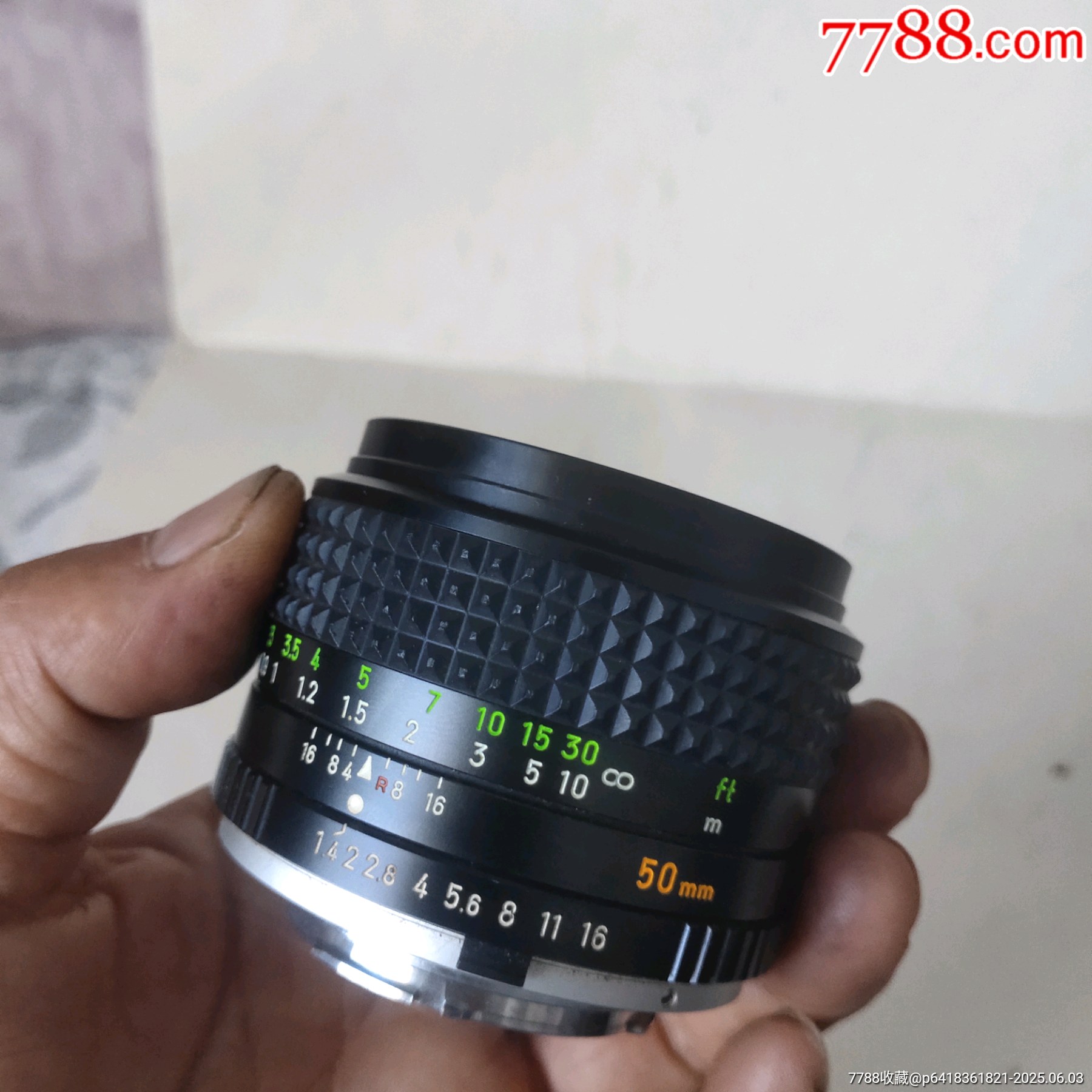 九成新美能達(dá)50/1.4手動(dòng)鏡頭，_價(jià)格468元_第7張_7788收藏__收藏?zé)峋€