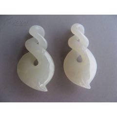 12433小螺旋白玉掛件（大）-375_遼南博雅齋