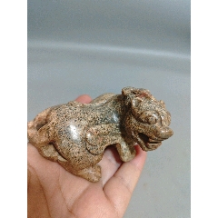 商周风格玉器古玉老玉和田玉兽坠-和田玉-7788文玩