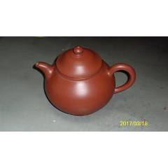 周桂珍款朱泥紫砂掇只壶_青田石印_杂成一家【7788红宝书】