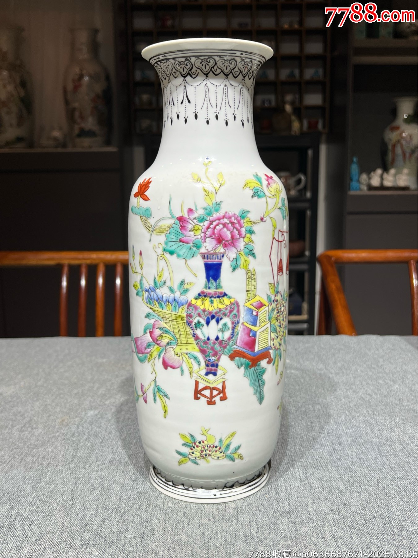 中国古陶器　粉彩瓷器 六七十年代粉彩瓷器- 抖音